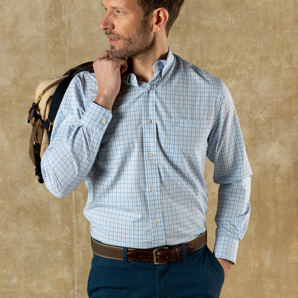 Performance Poplin Sport Shirt - Shaw Gingham
