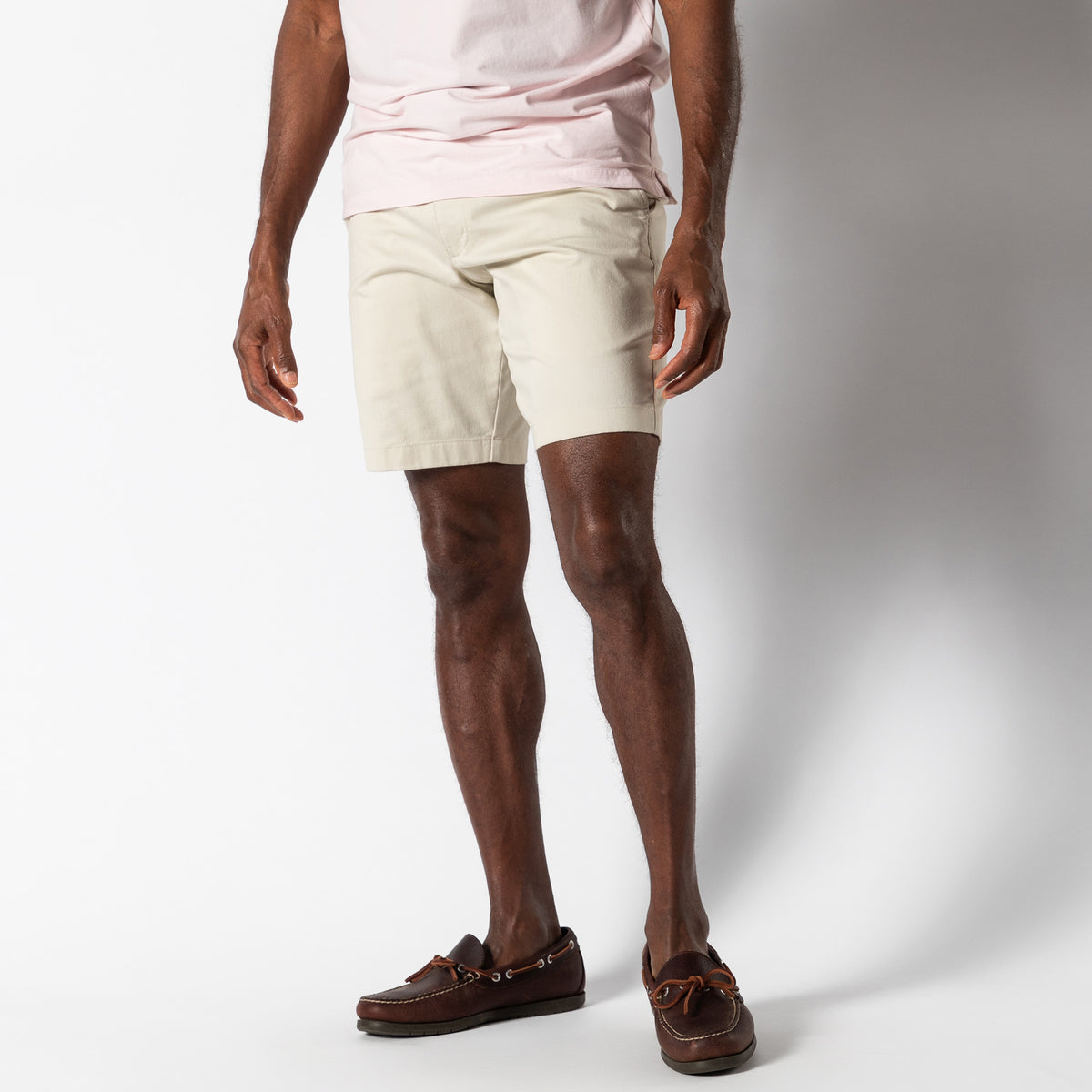 9" Gold School Chino Short - Stone Gold Patch