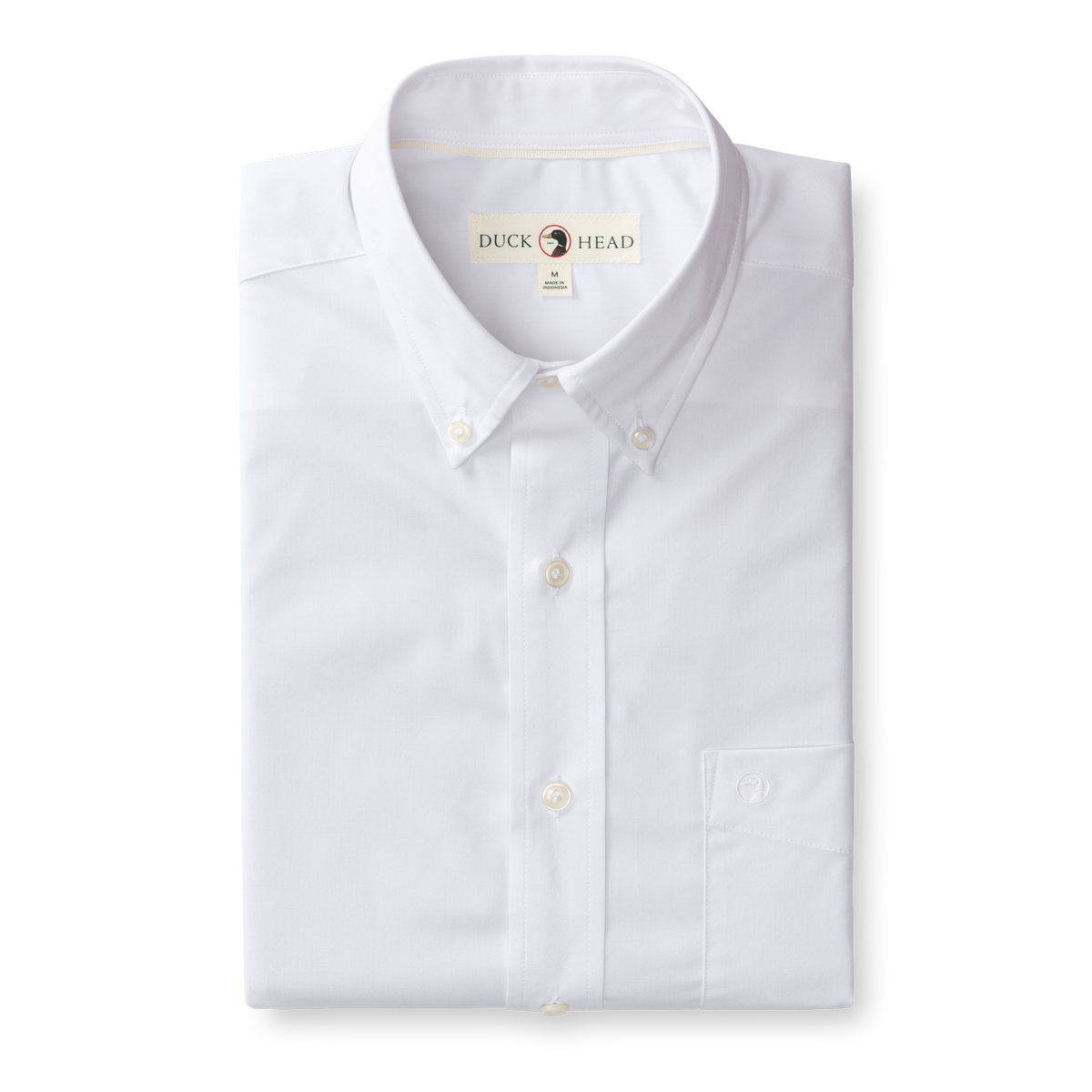 Performance Poplin Sport Shirt - Boyce Solid- White
