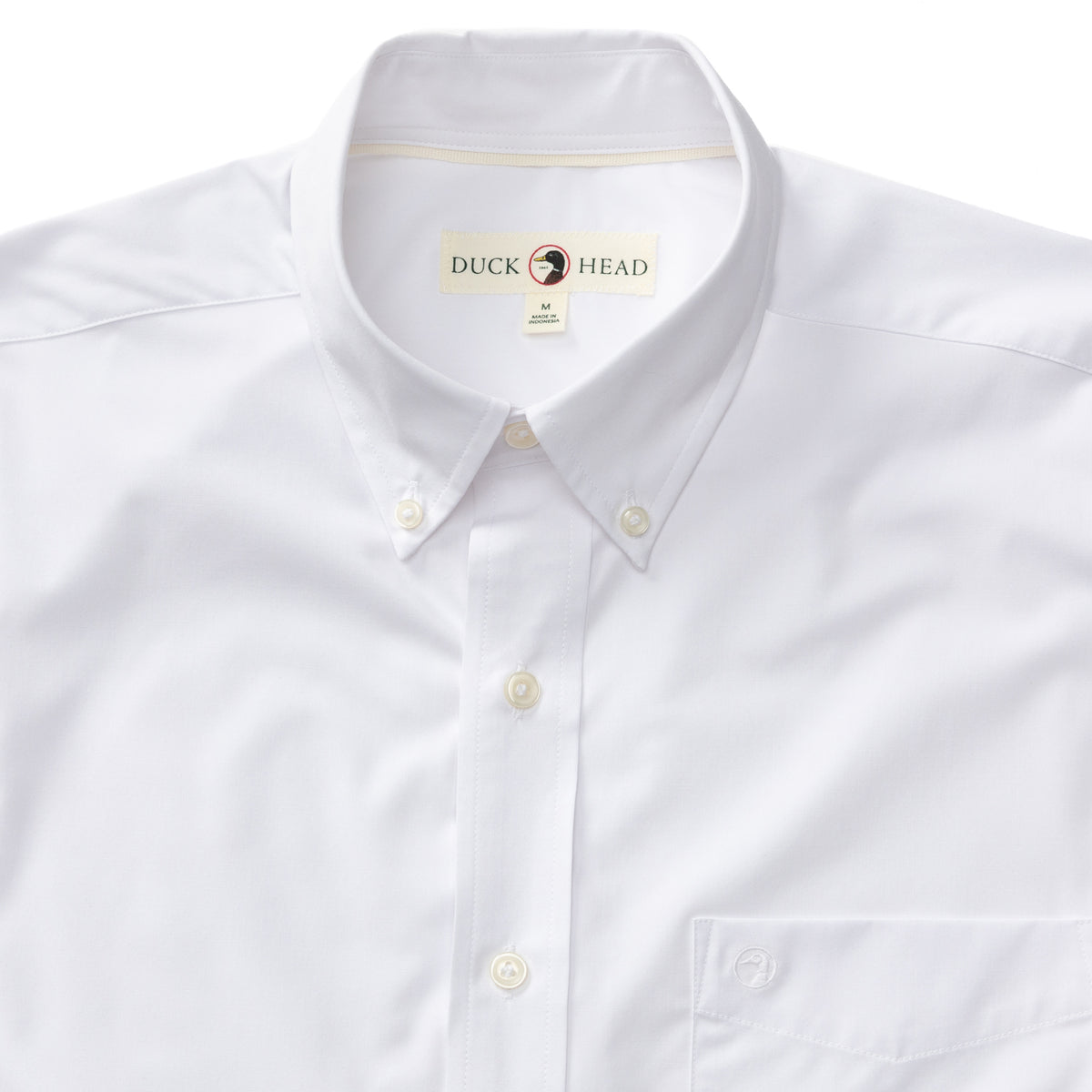 Performance Poplin Sport Shirt - Boyce Solid- White