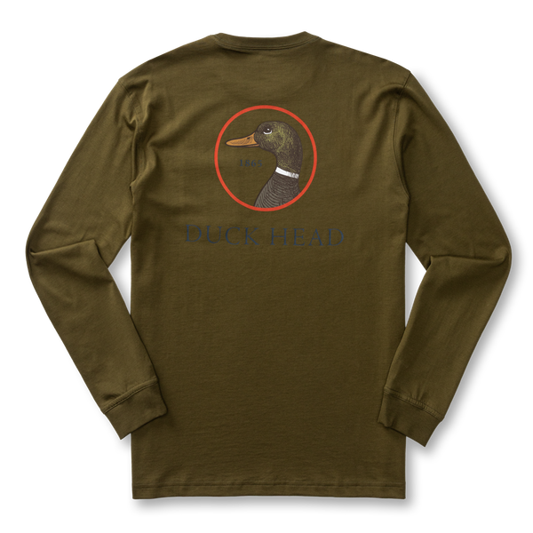 Logo Long Sleeve T-Shirt - Dark Olive