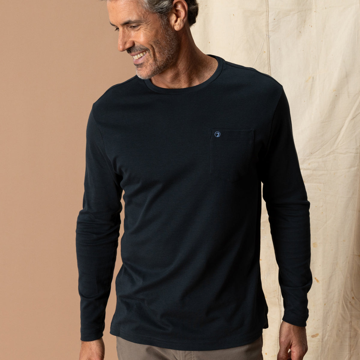 Tindale Pima Cotton Jersey T-Shirt - Carbon Navy