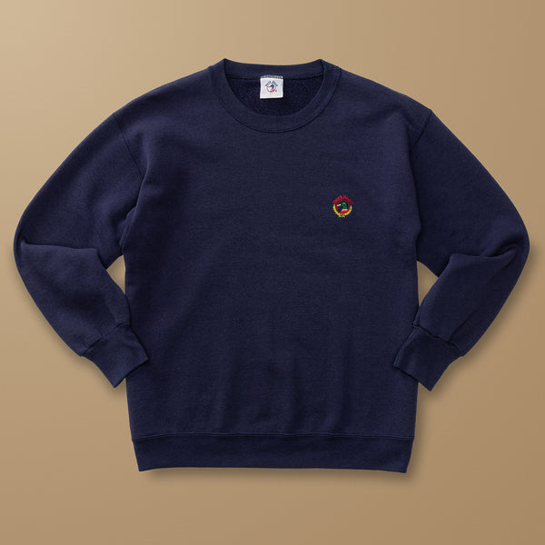 Embroidered Logo Crewneck Sweatshirt M - Duck Head Vintage