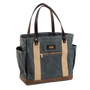 Waxed Canvas Tote - Charcoal