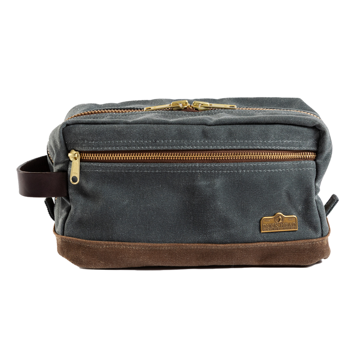 Waxed Canvas Dopp Kit - Charcoal