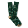 Flying Mallard Sock - Hunter Green