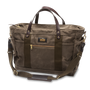 Large Waxed Canvas Tote - Field Brown