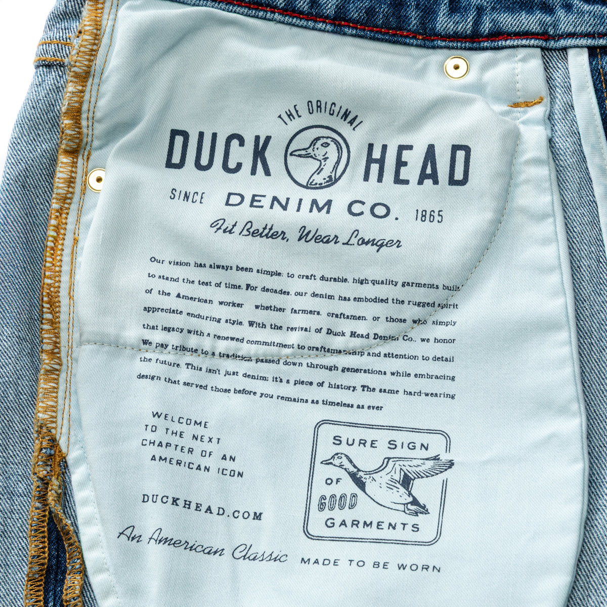 Slim Straight Denim - Light Wash