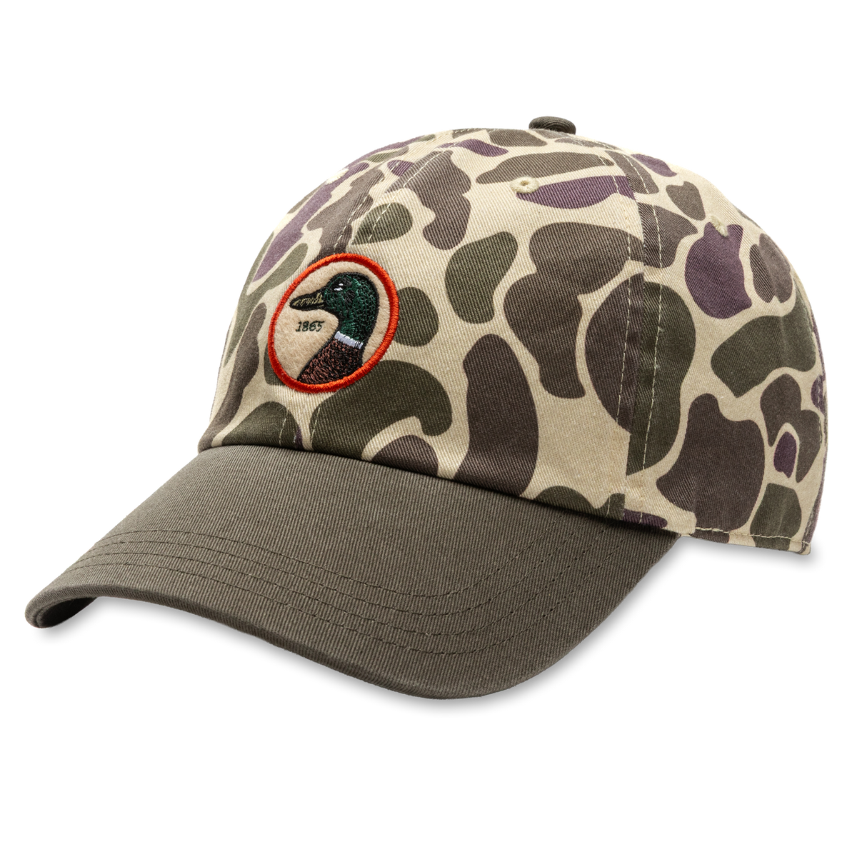 Circle Patch Twill Hat - Sandrift Khaki Camo