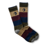 Stripe Cotton Sock - Khaki