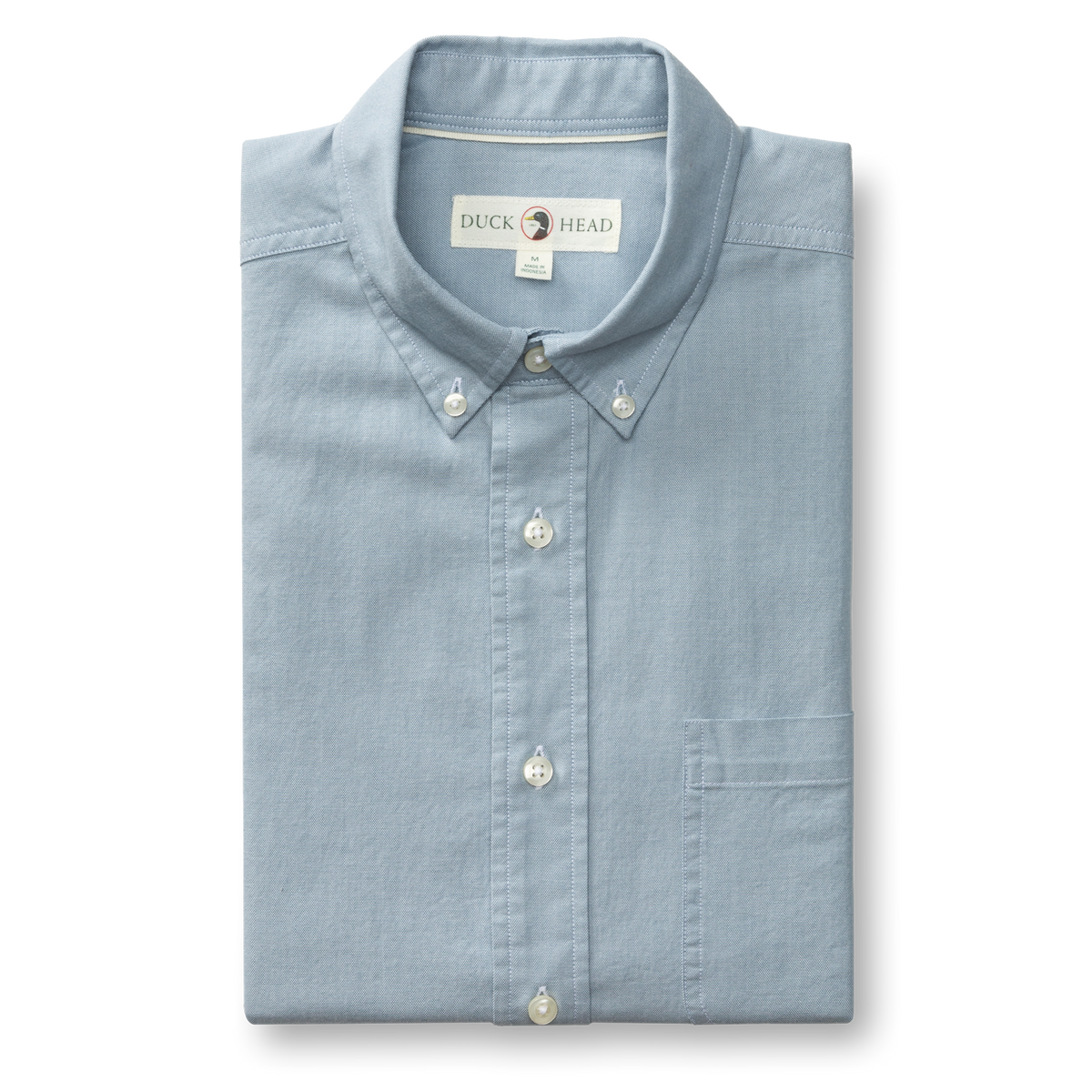 Cotton Oxford Sport Shirt - Morris Solid - Windblown Sky