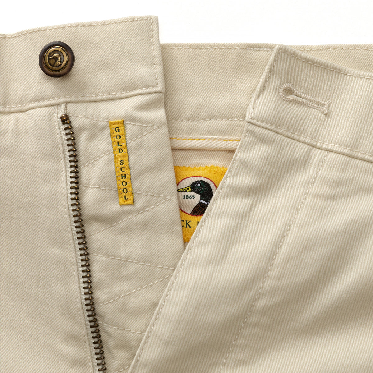 9" Gold School Chino Short - Stone