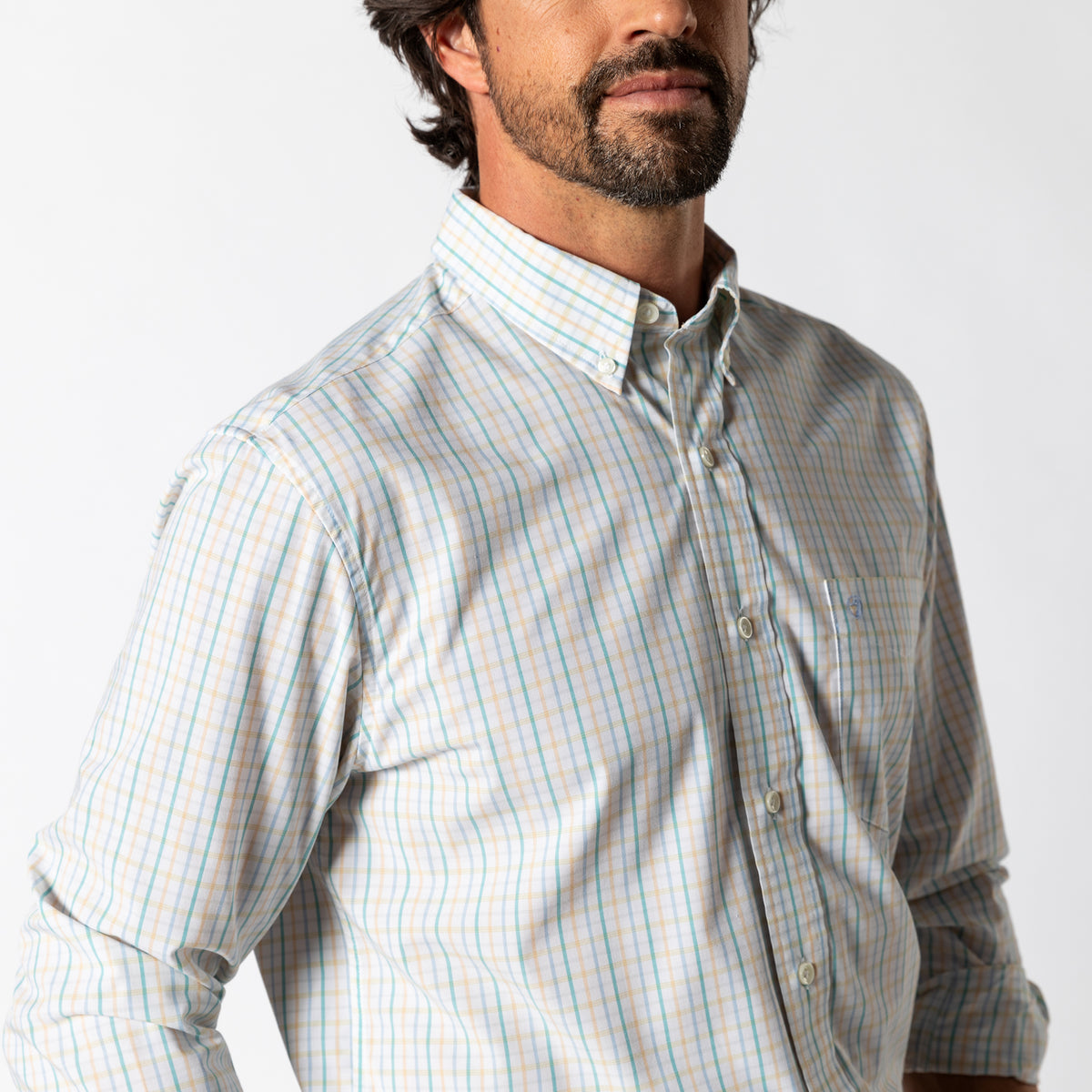 Performance Poplin Sport Shirt - Gaston Plaid