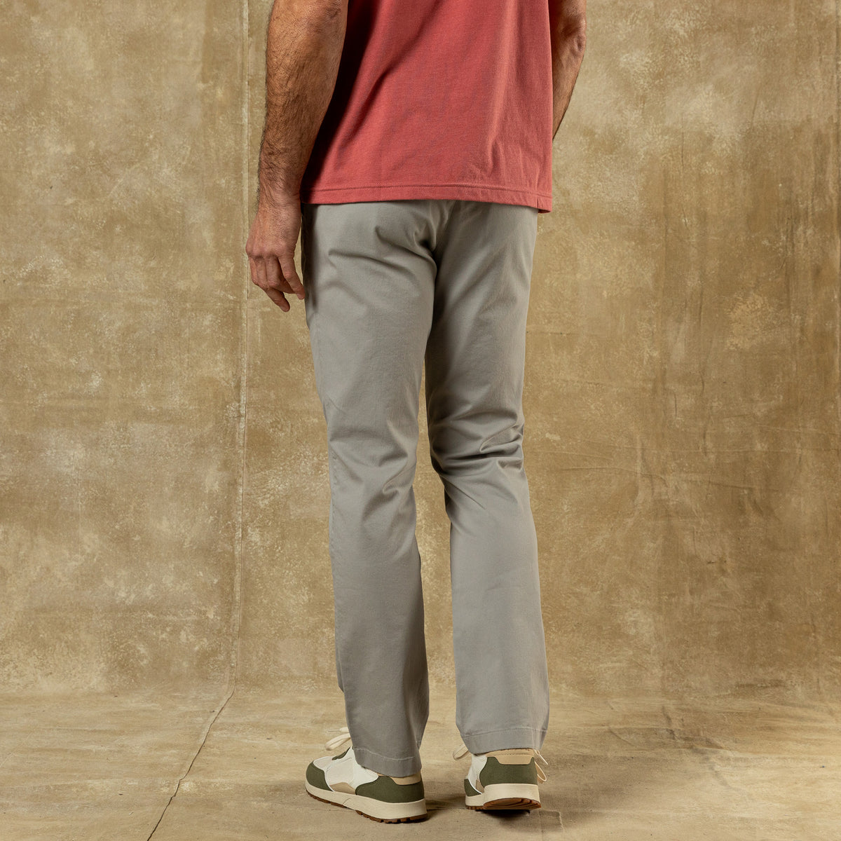 Classic Fit Gold School Chino - Dove Grey