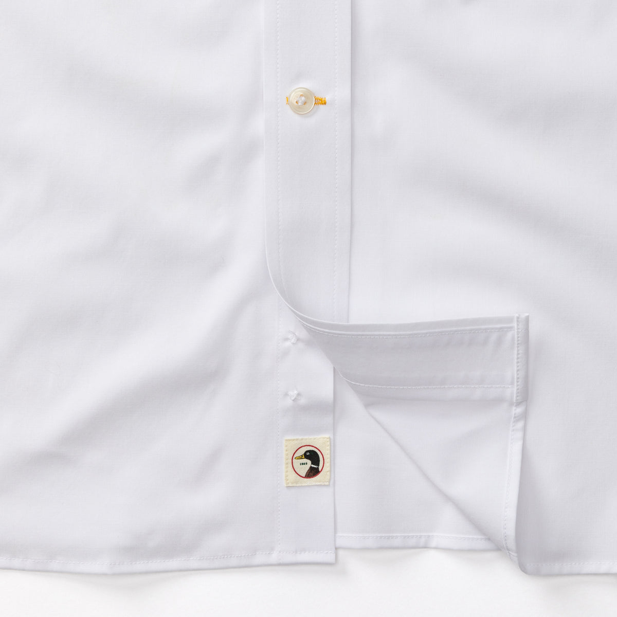 Performance Poplin Sport Shirt - Boyce Solid- White