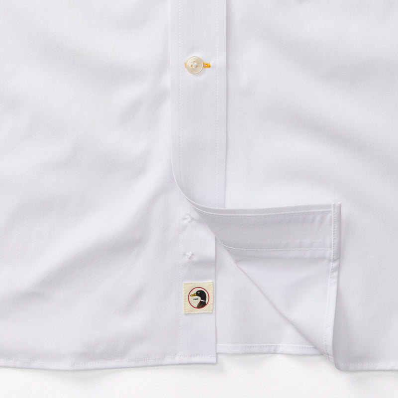 Performance Poplin Sport Shirt - Boyce Solid- White