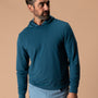 Dunmore Performance Hooded Pullover - Stormy Teal