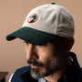 Circle Patch Twill Hat - Antique White
