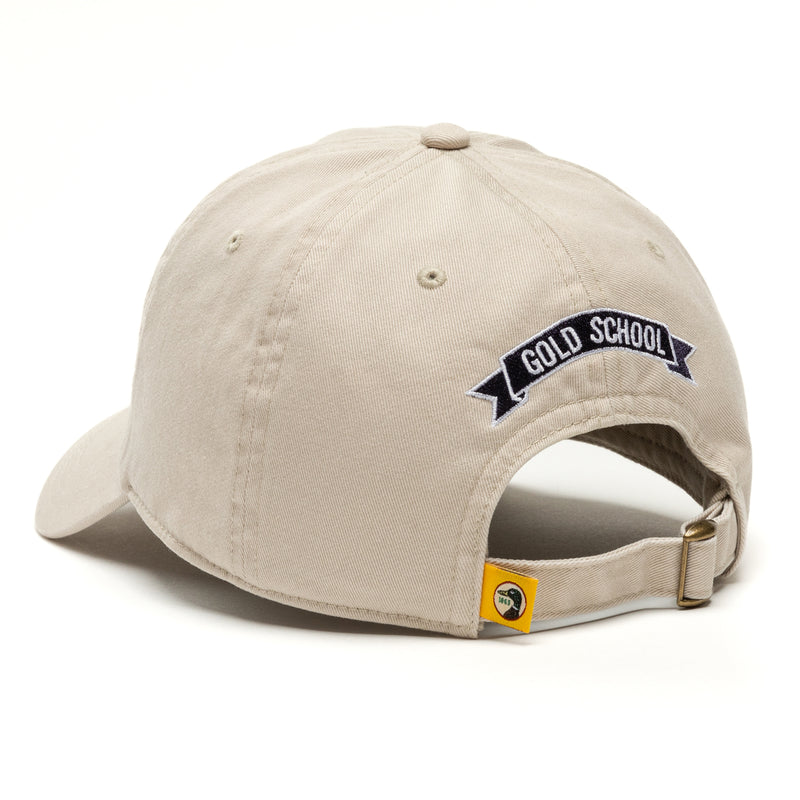 Gold School Twill Hat - Stone