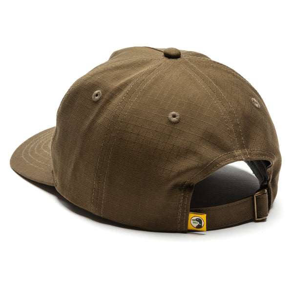 Fly Lure Ripstop Unstructured 5-Panel Hat - Dark Olive
