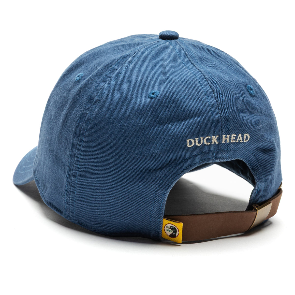 Vintage Motif Cotton Twill Hat - Navy Peony