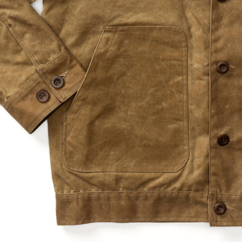 Waxed Duck Canvas Rancher Jacket - Umber Brown