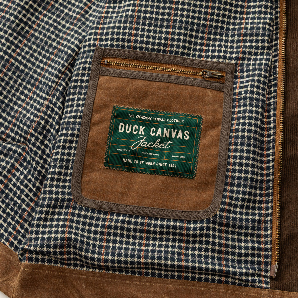 Waxed Duck Canvas Jacket - Buckskin