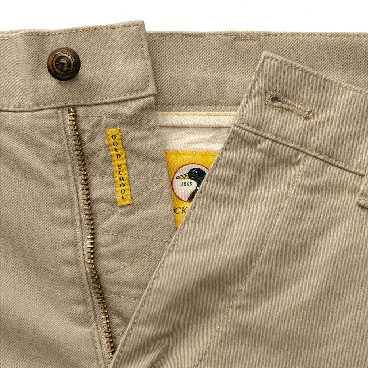 7" Gold School Chino Short - Khaki