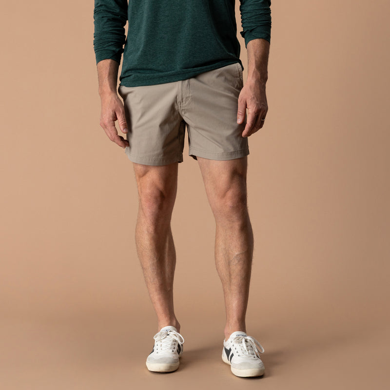 6" Harbor Performance Short - Khaki