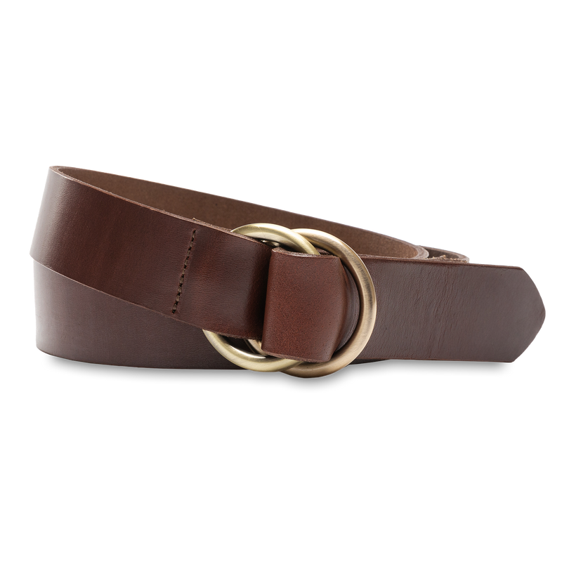 Leather O-Ring Belt