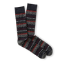 Birch Fair Isle Sock - Navy