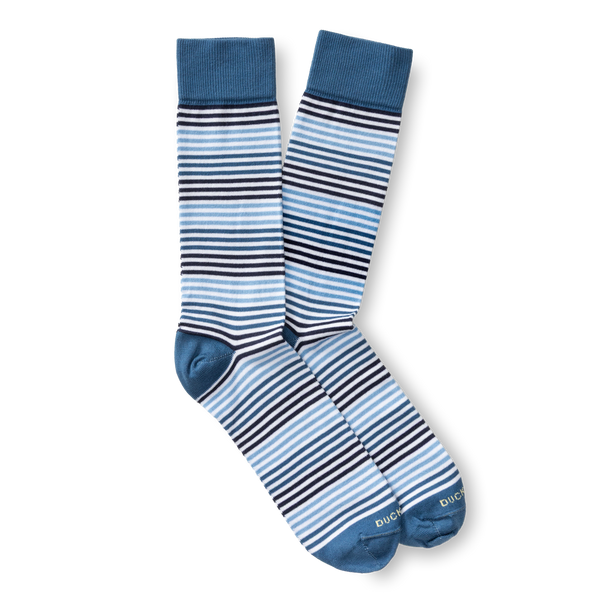 Multi Striped Sock - Blue Horizon
