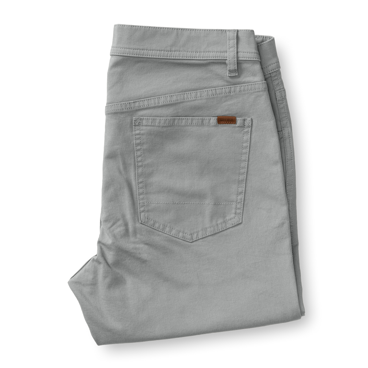 Classic Fit Pinpoint Canvas Five-Pocket - Shadow Grey