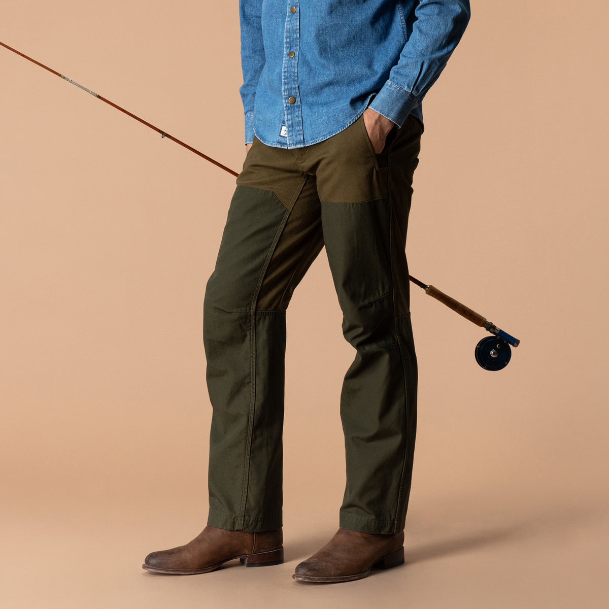 Field Canvas Briar Pant - Dark Olive