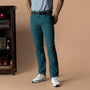 Long Drive Performance Five-Pocket - Midnight Teal