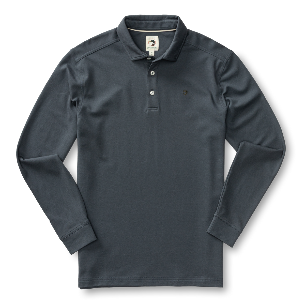 Hanover Pima Cotton Pique Polo - Washed Navy