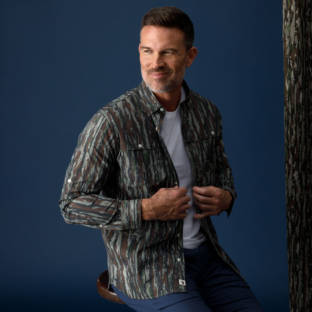 Realtree Performance Dobby Guide Shirt  - Original Camo