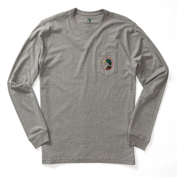 Logo Long Sleeve T-Shirt - Heather Grey