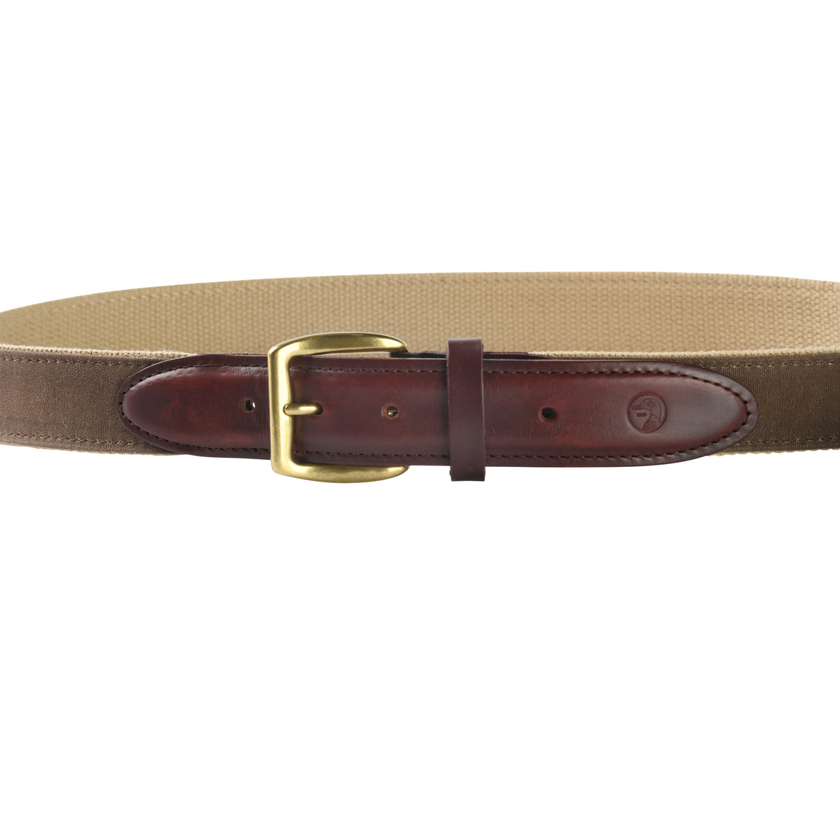 Duck Head Waxed Canvas Belt - Brown