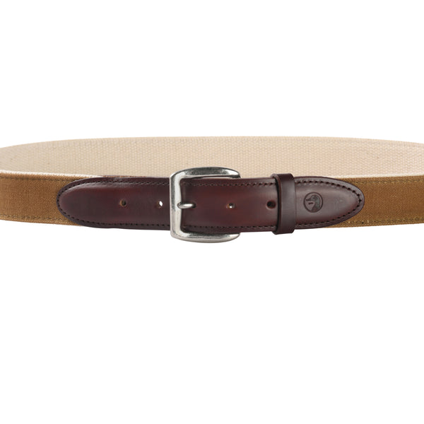 Duck Head Waxed Canvas Belt - Tan
