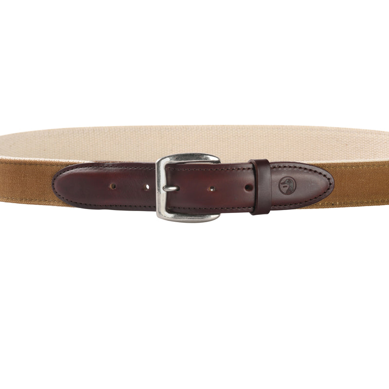 Duck Head Waxed Canvas Belt - Tan